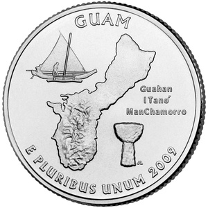 2009 Quarter - S - Guam - Proof reverse